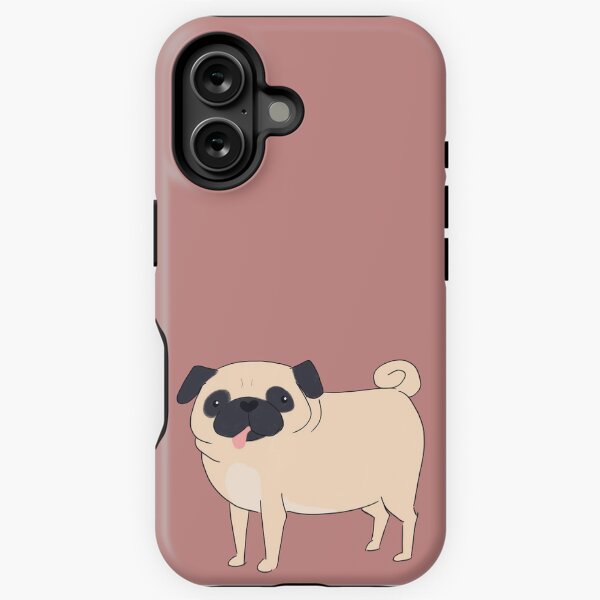 iPhone・スマホケース Society6 Pugs by Yuliya Pug iPhone Case, Colorful Watercolor, Cute Dog Phone Case