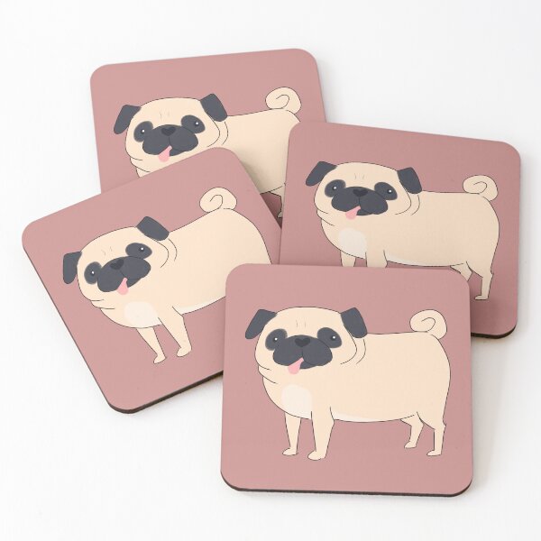 Item preview, Cute pug dog cartoon illustration - funny bug designed and sold by Yarafantasyart.