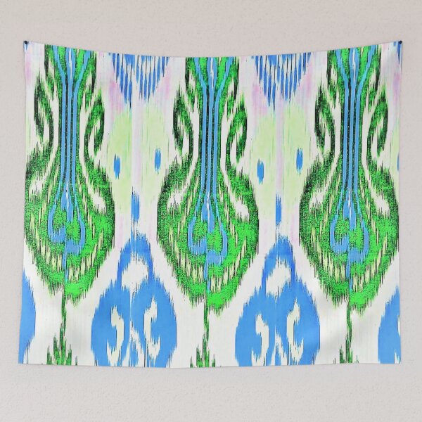 Item preview, Floral designs Uzbek ikat patterns - Ikat designed and sold by LeFabriqueOuz.
