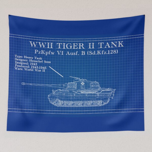Item preview, Blueprints German Tank World War 2 designed and sold by Blok45.