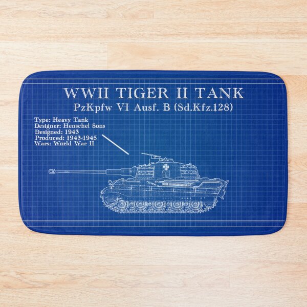 Item preview, Blueprints German Tank World War 2 designed and sold by Blok45.