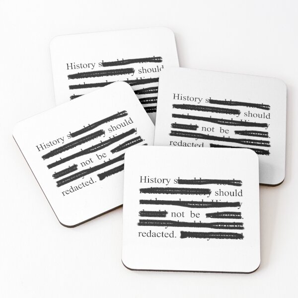 Item preview, History should not be redacted designed and sold by MachioCooran.