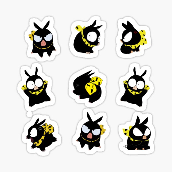 Vista previa del artículo con la obra «¡Pegatinas/imanes de P-Chan! 7 pegatinas únicas de P-Chan», diseñado y vendido por SillyFun.