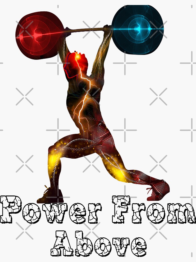"Novelty Power Lifter Weight Training" Sticker by NovawayDirect Redbubble