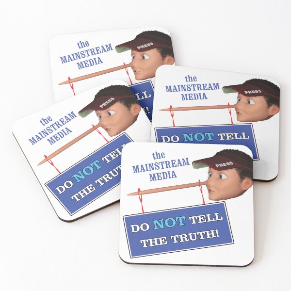 Item preview, the Mainstream Media do NOT Tell the Truth designed and sold by captainpeter.