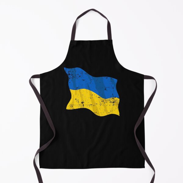 Item preview, Waving Ukraine Flag Beautiful Blue and Yellow Distressed Illustration designed and sold by hobrath.