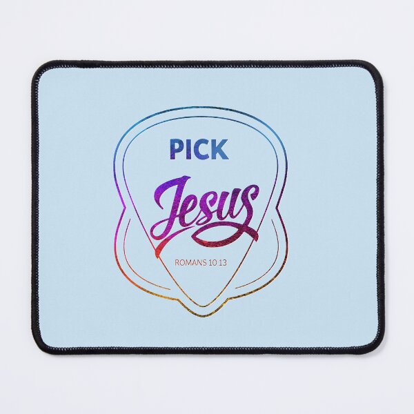 Item preview, Pick Jesus Christian artistic design Fender Style designed and sold by josephfanous.