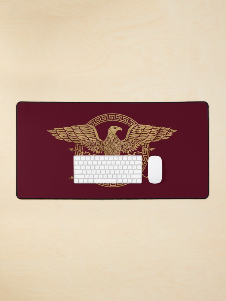 Thumbnail 1 of 5, Mouse Pad, SPQR Roman Empire Eagle Emblem designed and sold by Lidra Zehcnas.