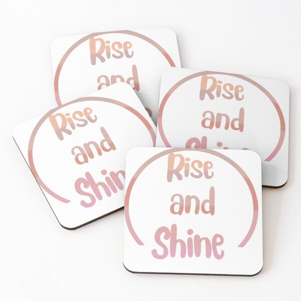 Item preview, Rise and shine, inspirational life quote (colour palette ,color palete) designed and sold by Sanaura.