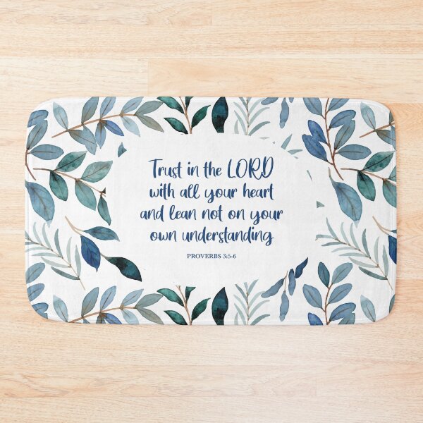 Item preview, Proverbs 3:5-6, Trust in the Lord - Encouraging Bible Verse designed and sold by StudioCitrine.