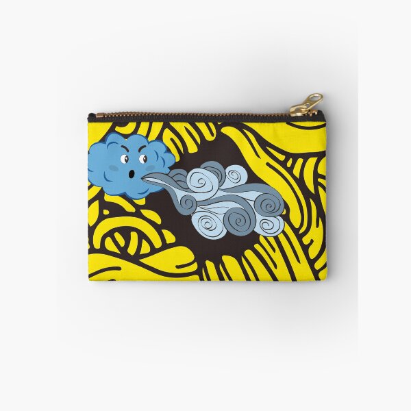 Item preview, Cloud blowing on a yellow background designed and sold by Martapp.