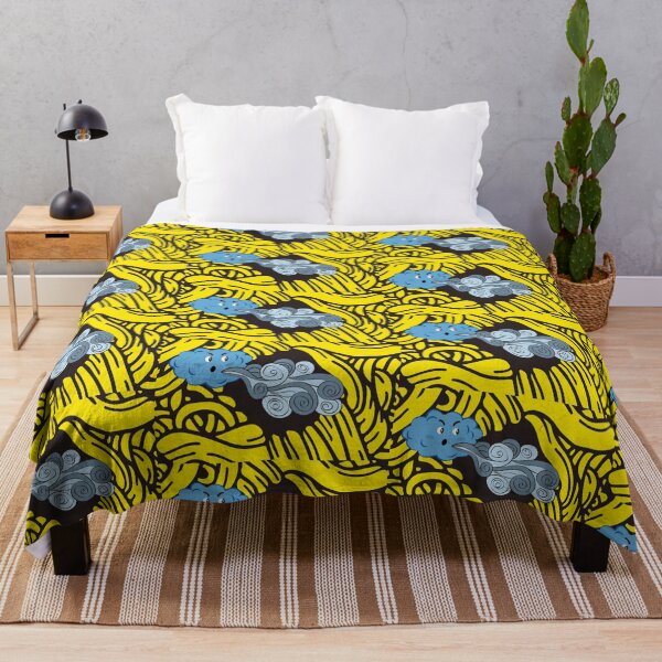 Item preview, Cloud blowing on a yellow background designed and sold by Martapp.