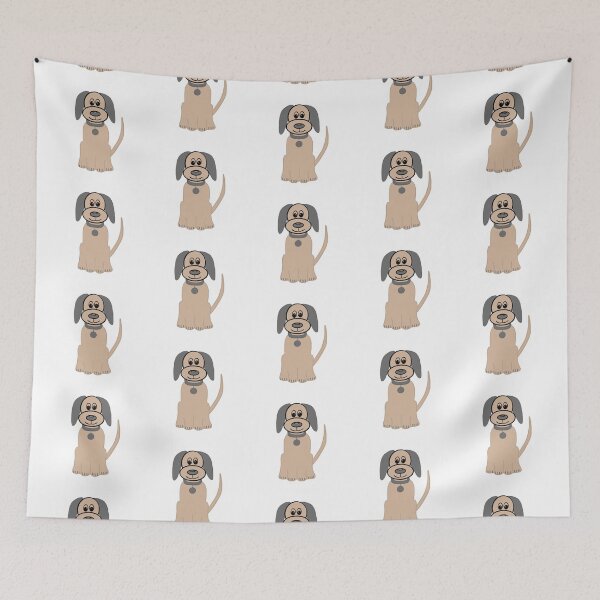 Item preview, Beautiful Standing Pug Dog Illustration designed and sold by ManifestoDesign.