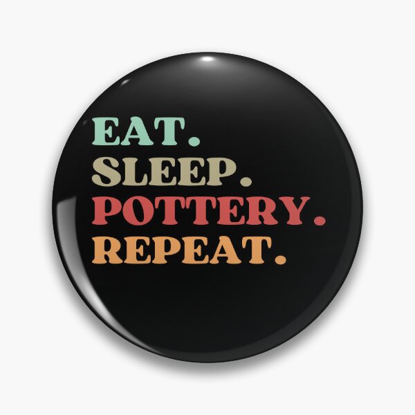 Artikelvorschau, FUNNY EAT SLEEP POTTERY REPEAT QUOTE - BEST GIFT FOR POTTERY LOVERS AND POTTERY TEACHER DAD AND MOM entworfen und verkauft von MeDoryaShop.