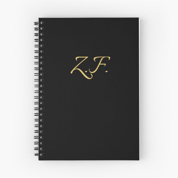 Item preview, ZF Initials | Gold Lettering | Personalised Gifts designed and sold by Avo And Sriracha.