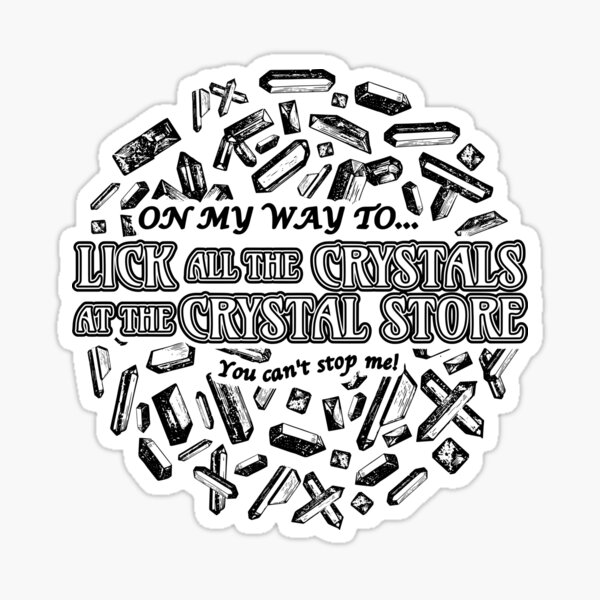 Item preview, Crystal Licker (black) designed and sold by ArcaneBullshit.