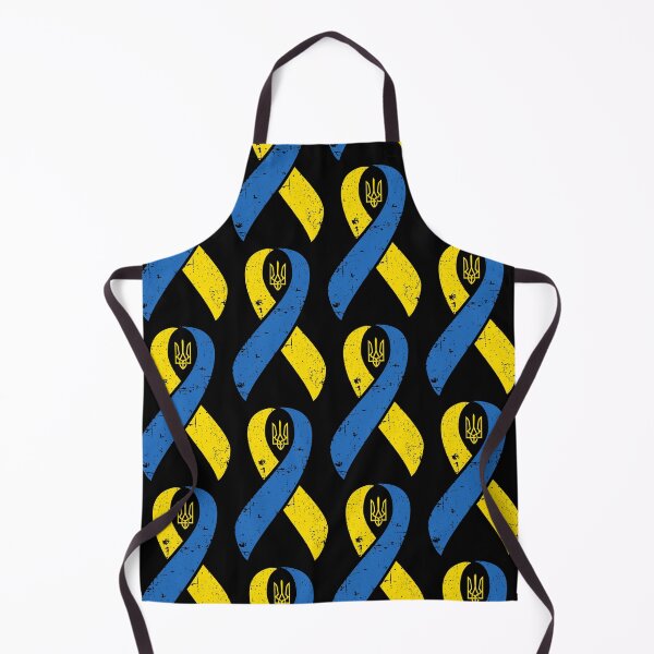Item preview, Ukraine Ribbon Beautiful Blue and Yellow Distressed Illustration designed and sold by hobrath.