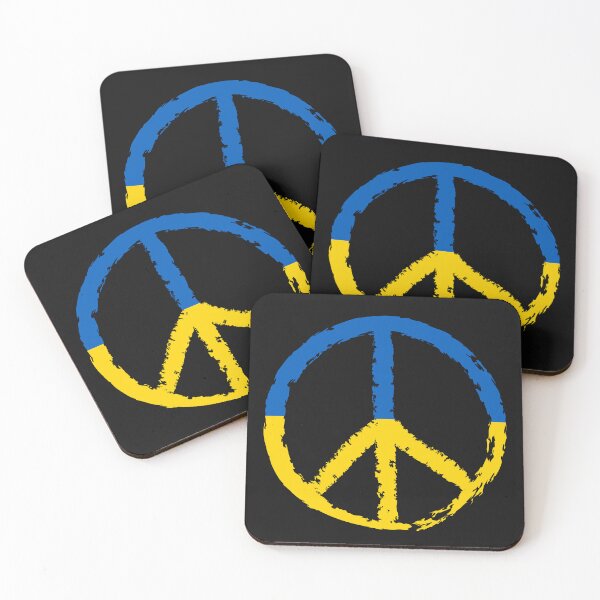 Item preview, Ukraine Flag Peace Sign designed and sold by emilypigou.