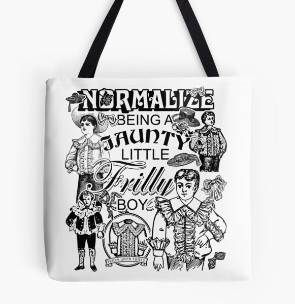 Frilly Boy (black) | Tote Bag