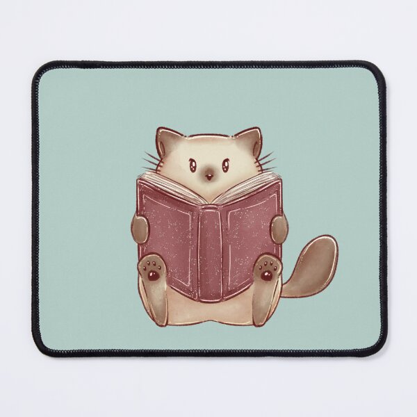 Item preview, Cat reading book designed and sold by Denise, Denisn't.