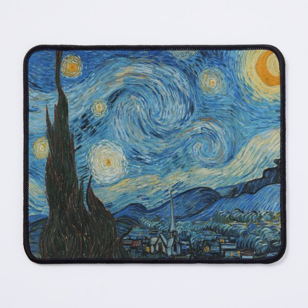 Item preview, van gogh stary night painting design designed and sold by ELBAZY.