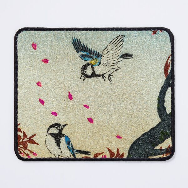 Item preview, Two great tits at blossoming tree | Japanese art designed and sold by kimmary0.