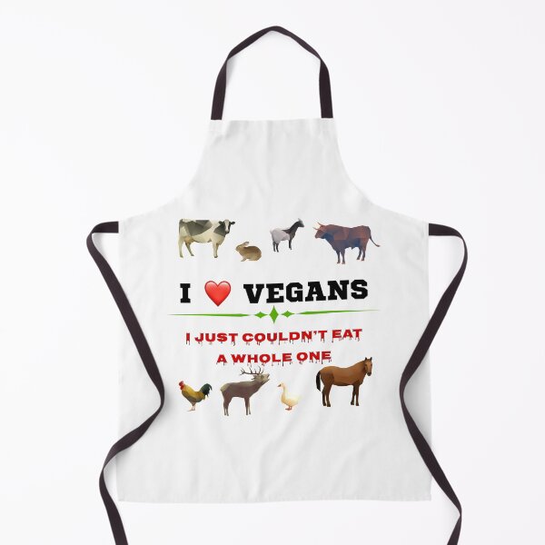 Item preview, I LOVE VEGANS, Not vegan friendly and I suppose not animal friendly. designed and sold by enigma3a.