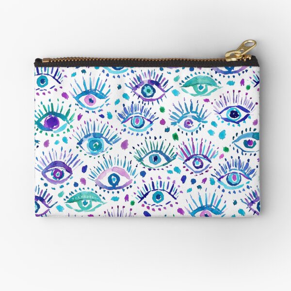 BRIGHT EYES Eye of Providence Print Zipper Pouch