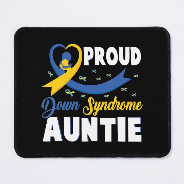 Item preview, Proud Down Syndrome Auntie T21 World Down Syndrome Awareness Day Ribbon designed and sold by ecomdesign.