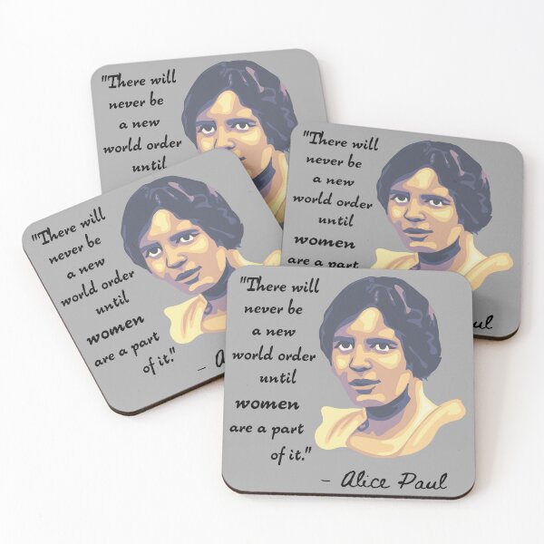 Item preview, Alice Paul Portrait and Quote designed and sold by Unhinged Heather.