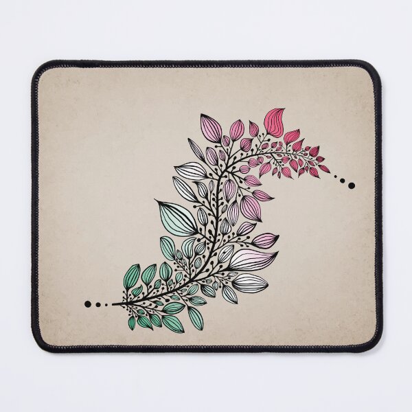 Item preview, Subtle Abrosexual Flag Colored Leaves designed and sold by Juno Juniper.