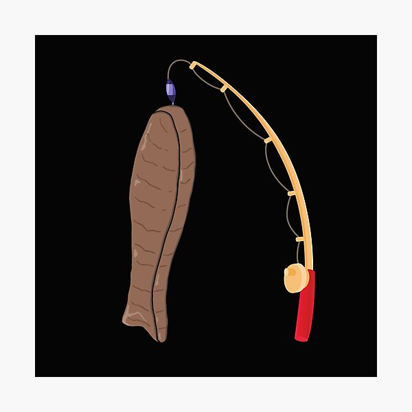 Gone Fishing Chocolate Fish Photographic Print