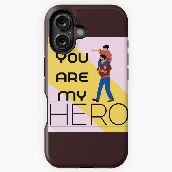 Vista previa del artículo con la obra «Eres mi héroe», diseñado y vendido por Perfect For You.