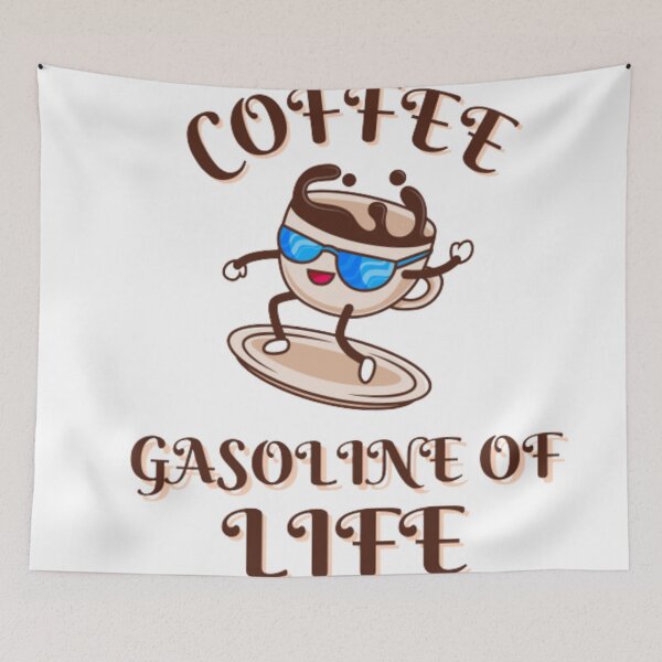 Item preview, Coffee gasoline of life Coffee Lovers Funny Coffee slogan funny sayings funny quotes Gift for Friend designed and sold by BestDesign87.