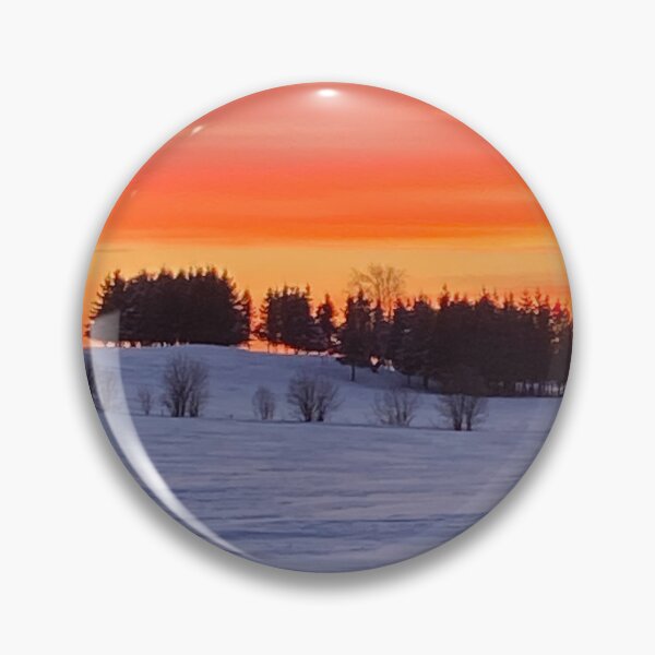 Item preview, Orange Sunset Cold Winter designed and sold by Judydcreates.