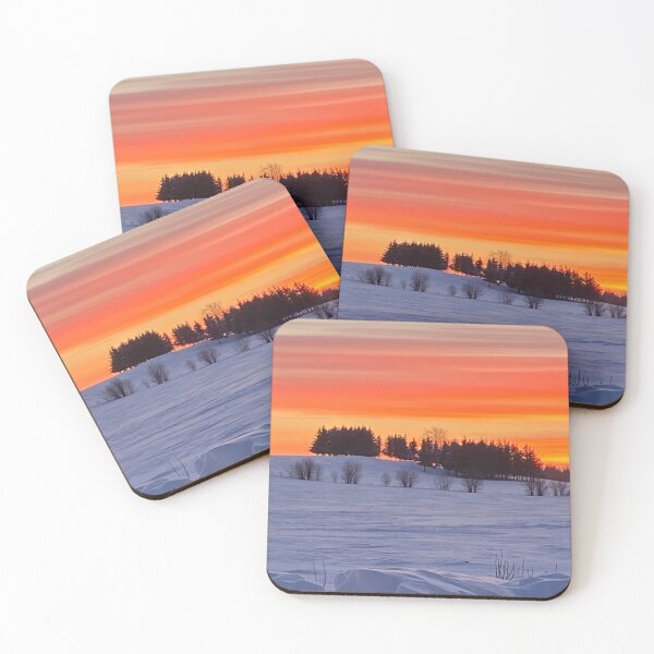 Item preview, Orange Sunset Cold Winter designed and sold by Judydcreates.