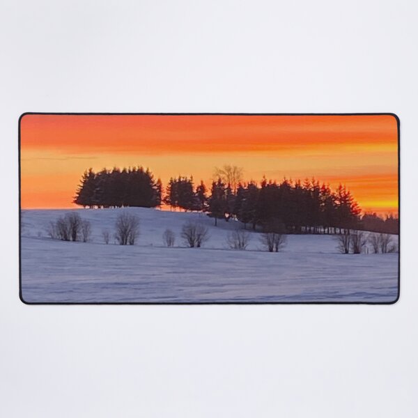 Item preview, Orange Sunset Cold Winter designed and sold by Judydcreates.