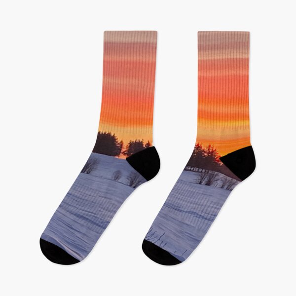 Item preview, Orange Sunset Cold Winter designed and sold by Judydcreates.