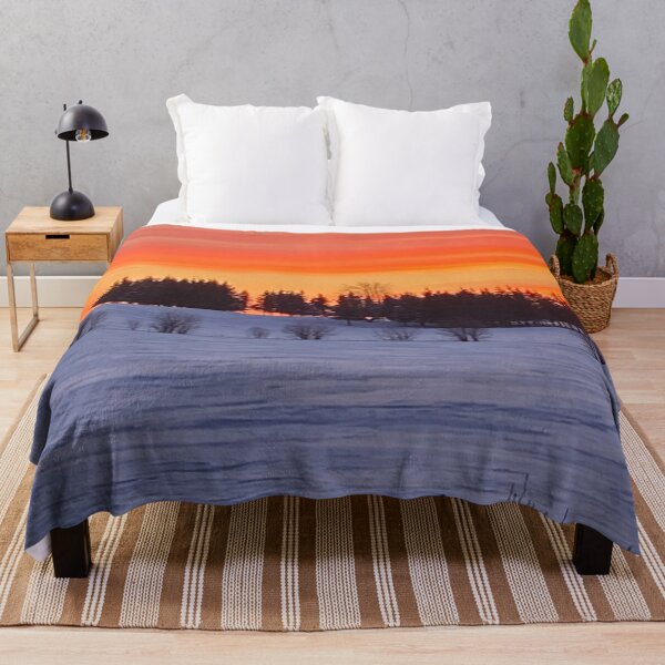 Item preview, Orange Sunset Cold Winter designed and sold by Judydcreates.