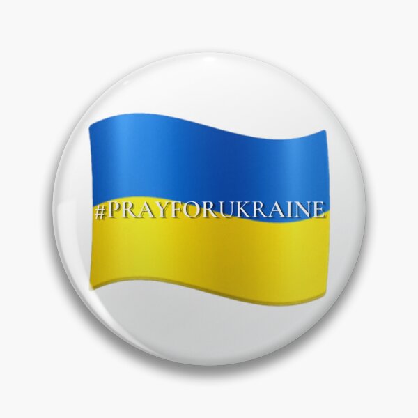 Item preview, #PRAYFORUKRAINE Sticker designed and sold by ownyourreality.
