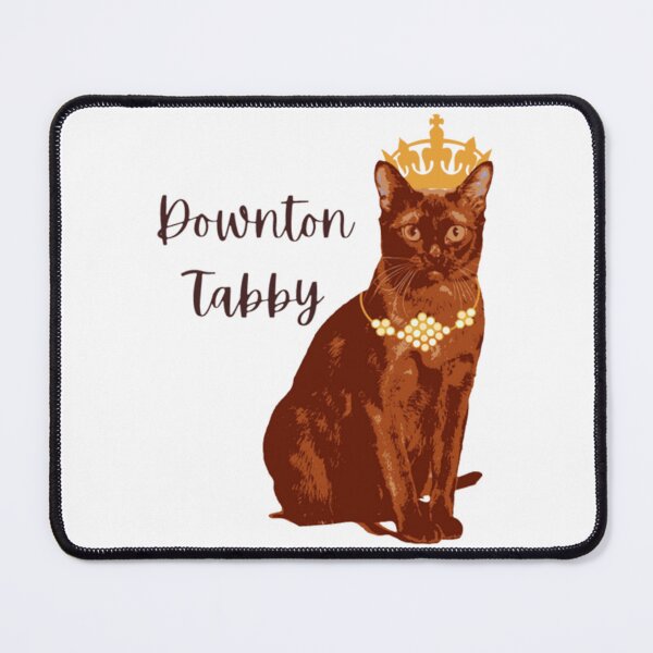 Item preview, Downton Abbey Spoof Tabby Funny Cat Burmese Design    designed and sold by RiotSqrlPress.