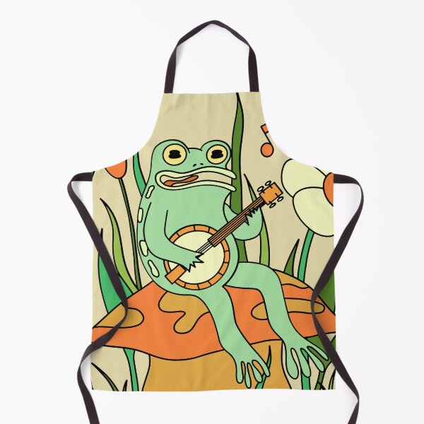 Item preview, Frog Playing Banjo On Mushroom designed and sold by mrkedi123.