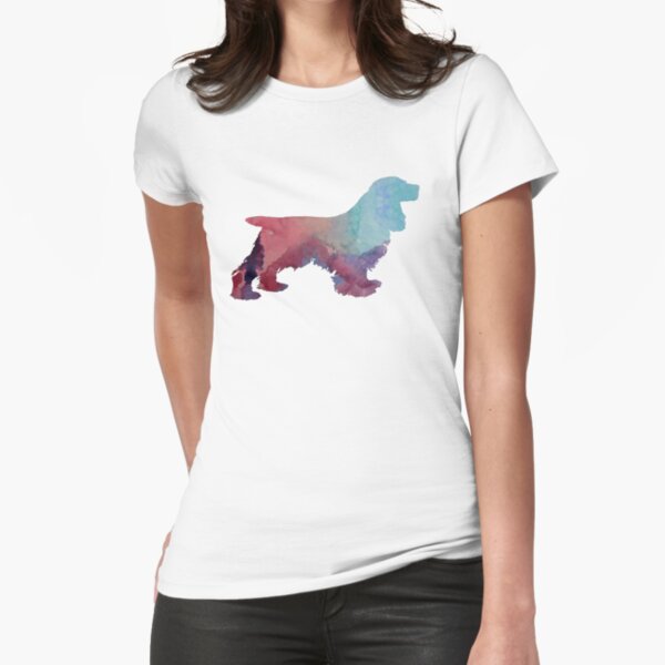 Cocker Spaniel Fitted T-Shirt