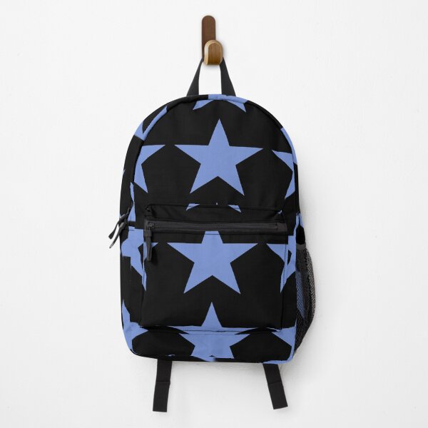 Item preview, Large DANUBE BLUE and BLACK STARS designed and sold by RachelMacht.
