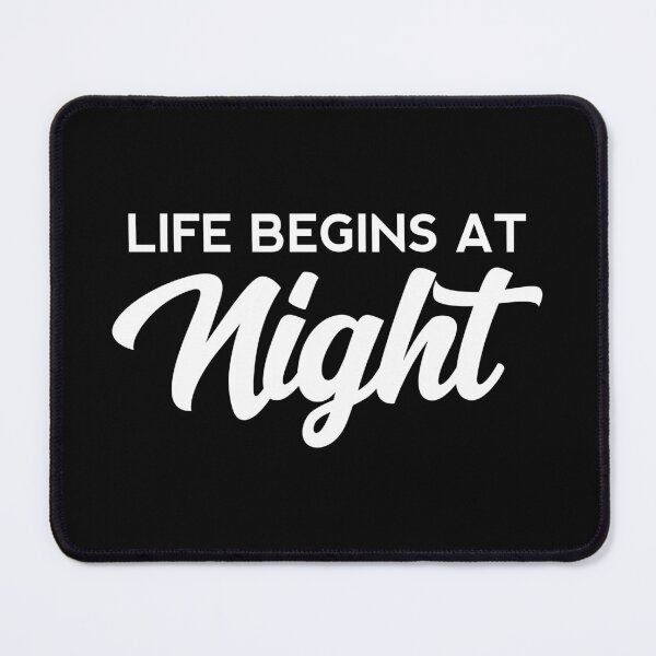 Item preview, Life begins at night designed and sold by yoshra.
