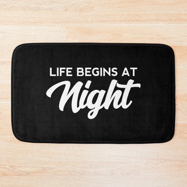 Item preview, Life begins at night  designed and sold by yoshra.