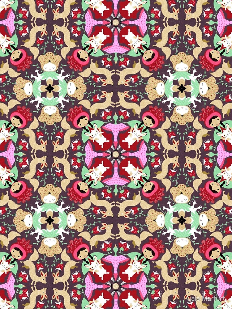Mandala whimsical spirits by gaiamarfurt