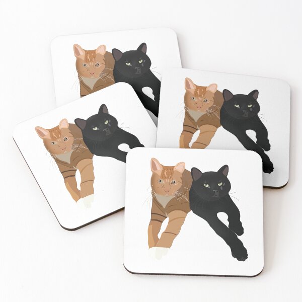 Item preview, Black and Orange Cat Portrait designed and sold by amyshira7.