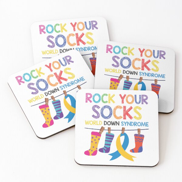 Item preview, Rock Your Socks World Down Syndrome Day T21 Ribbon down syndrome gift designed and sold by ecomdesign.