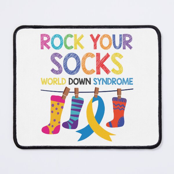 Item preview, Rock Your Socks World Down Syndrome Day T21 Ribbon down syndrome gift designed and sold by ecomdesign.